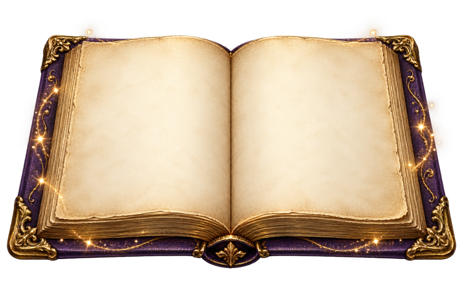 Libro mágico abierto